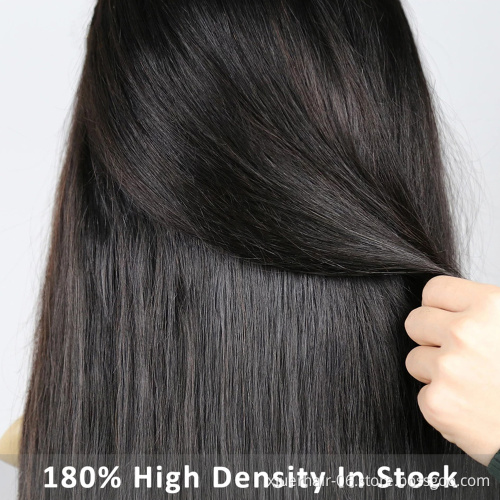 Wholesale Virgin 360 Straight Human Hair Wigs,Hd Lace Frontal Wig Human Hair Cuticle Aligned Private Label